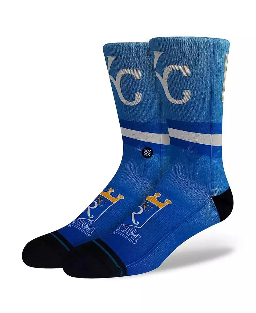 商品Stance|Men's Kansas City Royals Cooperstown Collection Crew Socks,价格¥155,第1张图片