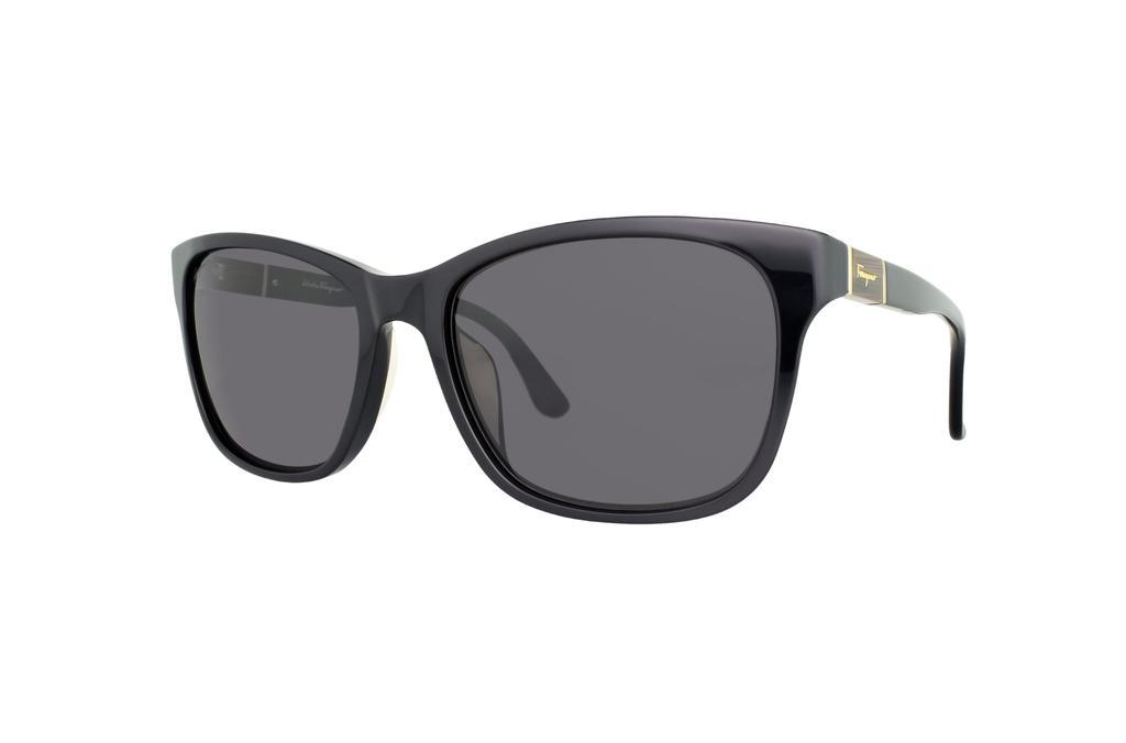 商品Salvatore Ferragamo|Grey Rectangular Mens Sunglasses SF701SK 001 60,价格¥516,第1张图片