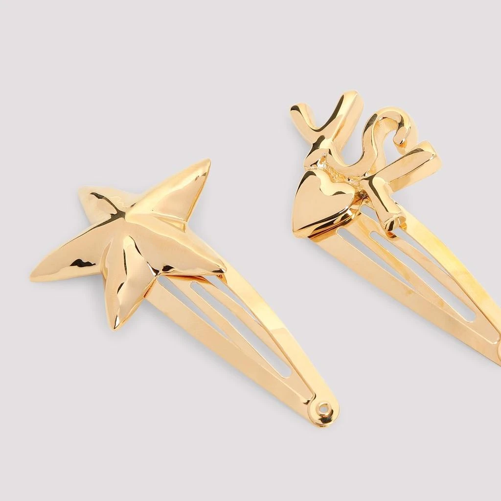 商品Yves Saint Laurent|Saint Laurent Cassandre Hair Clips Accessories,价格¥2511,第2张图片详细描述