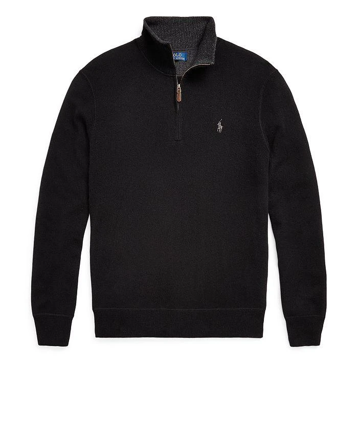 Cashmere Regular Fit Quarter Zip Mock Neck Sweater - 100% Exclusive 商品