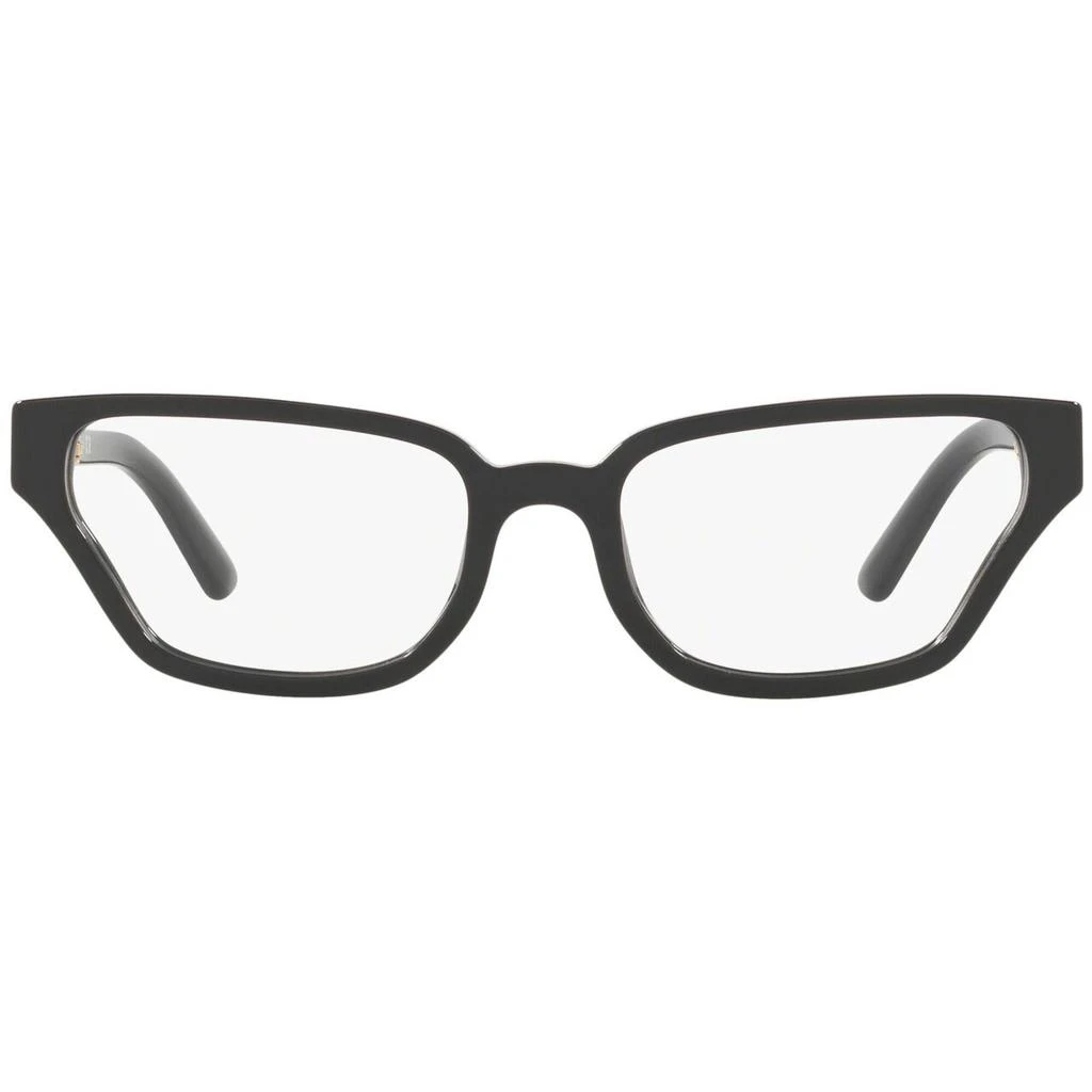 商品Prada|Prada Women's Eyeglasses - Black Rectangular Full-Rim Frame | PRADA 0PR 04XV 1AB1O154,价格¥930,第2张图片详细描述