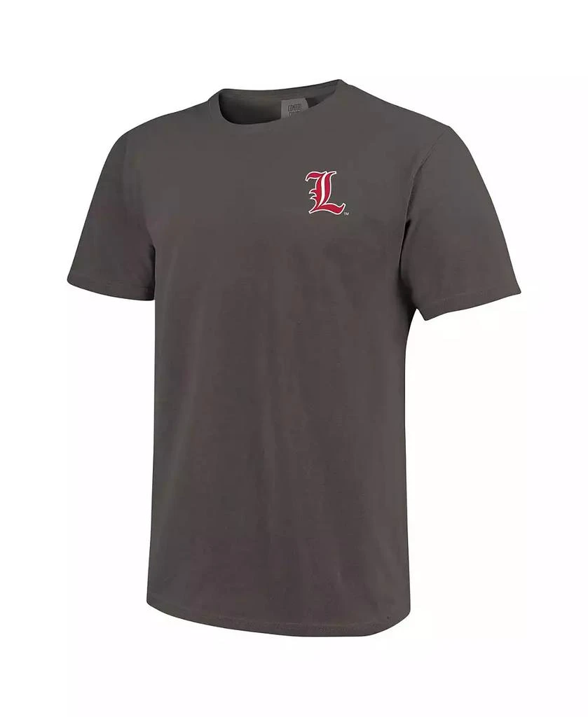 商品Image One|Men's Graphite Louisville Cardinals Baseball Comfort Colors T-Shirt,价格¥262,第2张图片详细描述