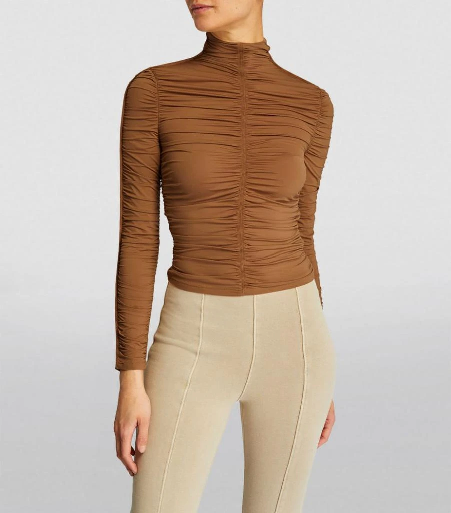 商品Alexander Wang|Ruched High-Neck Top,价格¥2697,第3张图片详细描述