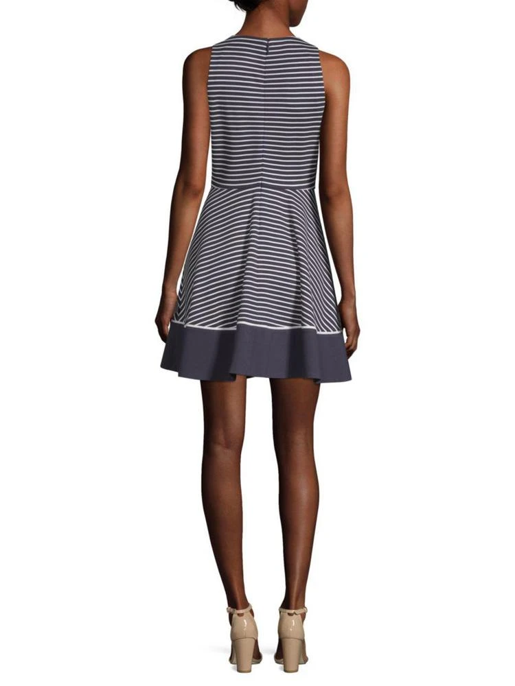商品Kate Spade|Kate Spade New York - Stripe Ponte Fit-&-Flare Dress,价格¥458,第2张图片详细描述