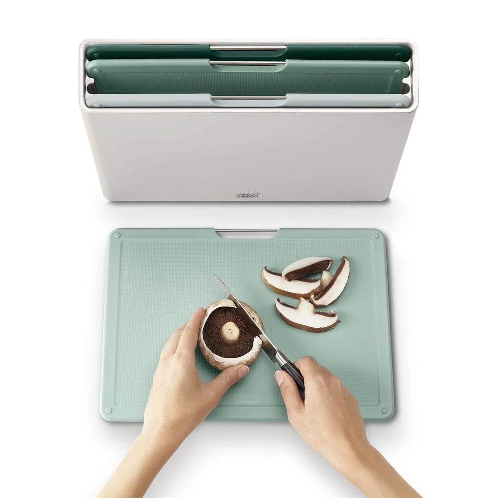商品Joseph Joseph|Joseph Joseph Editions - Folio Chopping Board Set - Large - Sage,价格¥516,第3张图片详细描述