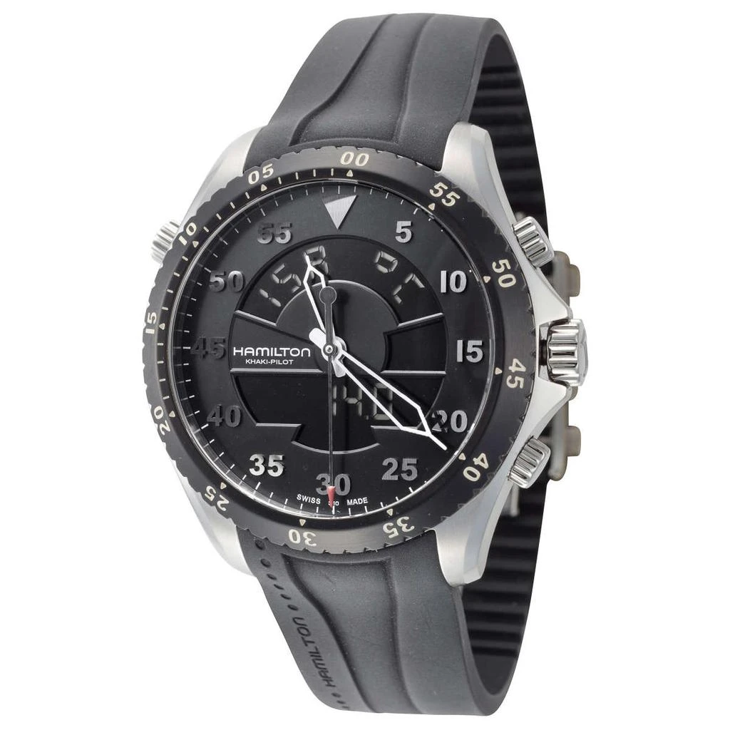 商品Hamilton|Khaki Aviation Flight Timer 男士石英表,价格¥5587,第1张图片