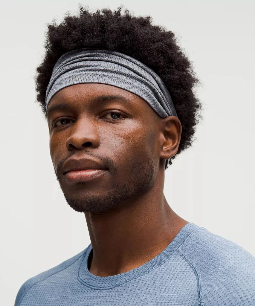 商品Lululemon|Men's Metal Vent Tech Wide Headband,价格¥150,第4张图片详细描述