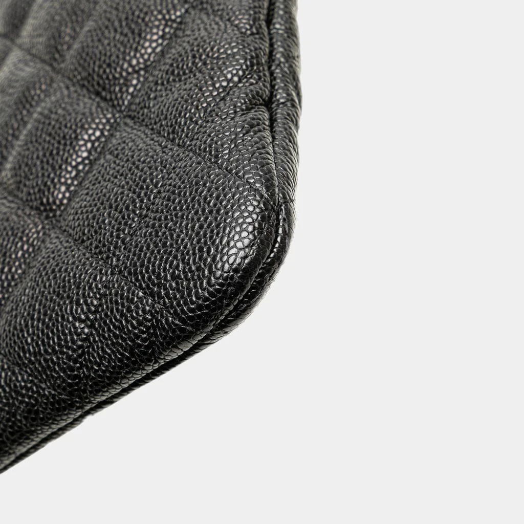 Chanel Black Caviar Quilted Boy O Case Medium Clutch Bag 商品