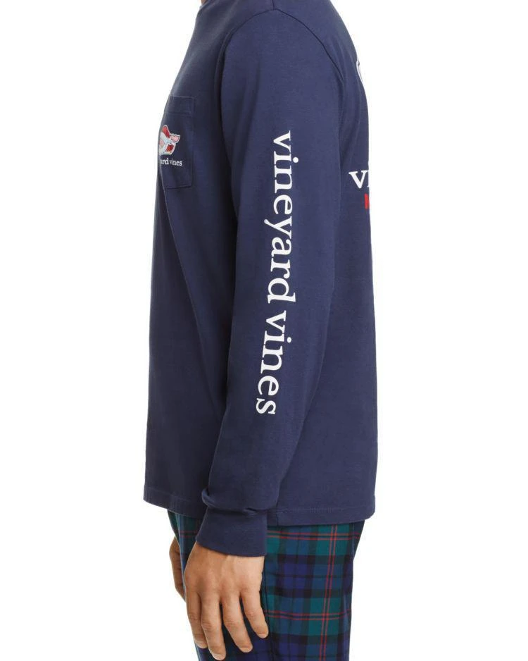 商品Vineyard Vines|Mr. Claus Crewneck Long Sleeve Tee,价格¥362,第2张图片详细描述