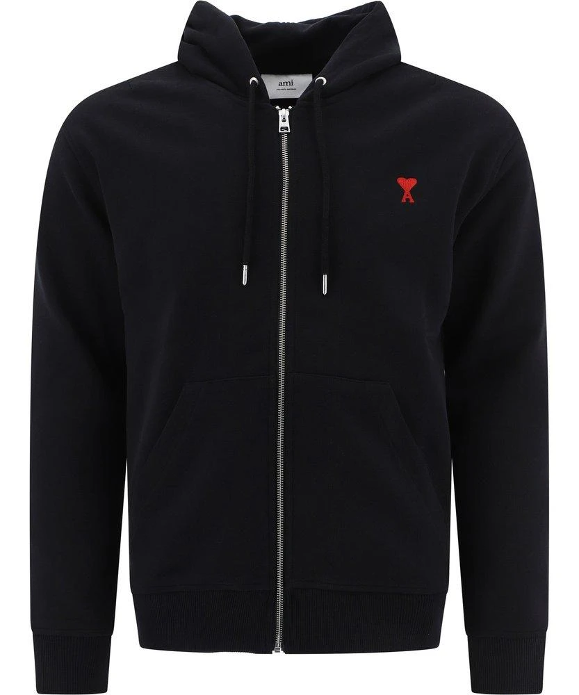 商品AMI|AMI Ami de Coeur Zip-Up Hoodie,价格¥2367,第1张图片