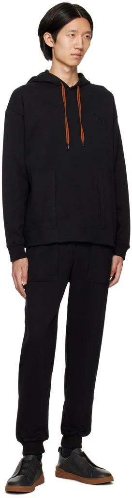 商�品Zegna|Black Essential Sweatpants,价格¥1694,第4张图片详细描述