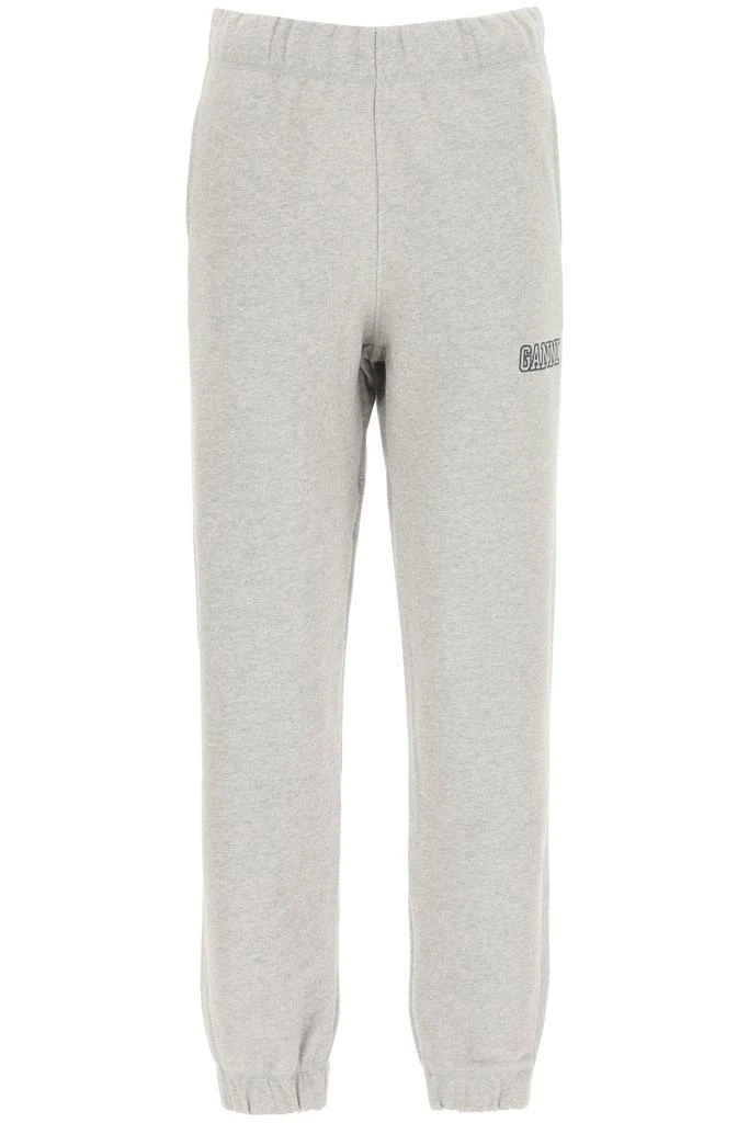 商品Ganni|Ganni Logo Embroidered Elasticated Waistband Sweatpants,价格¥527,第1张图片