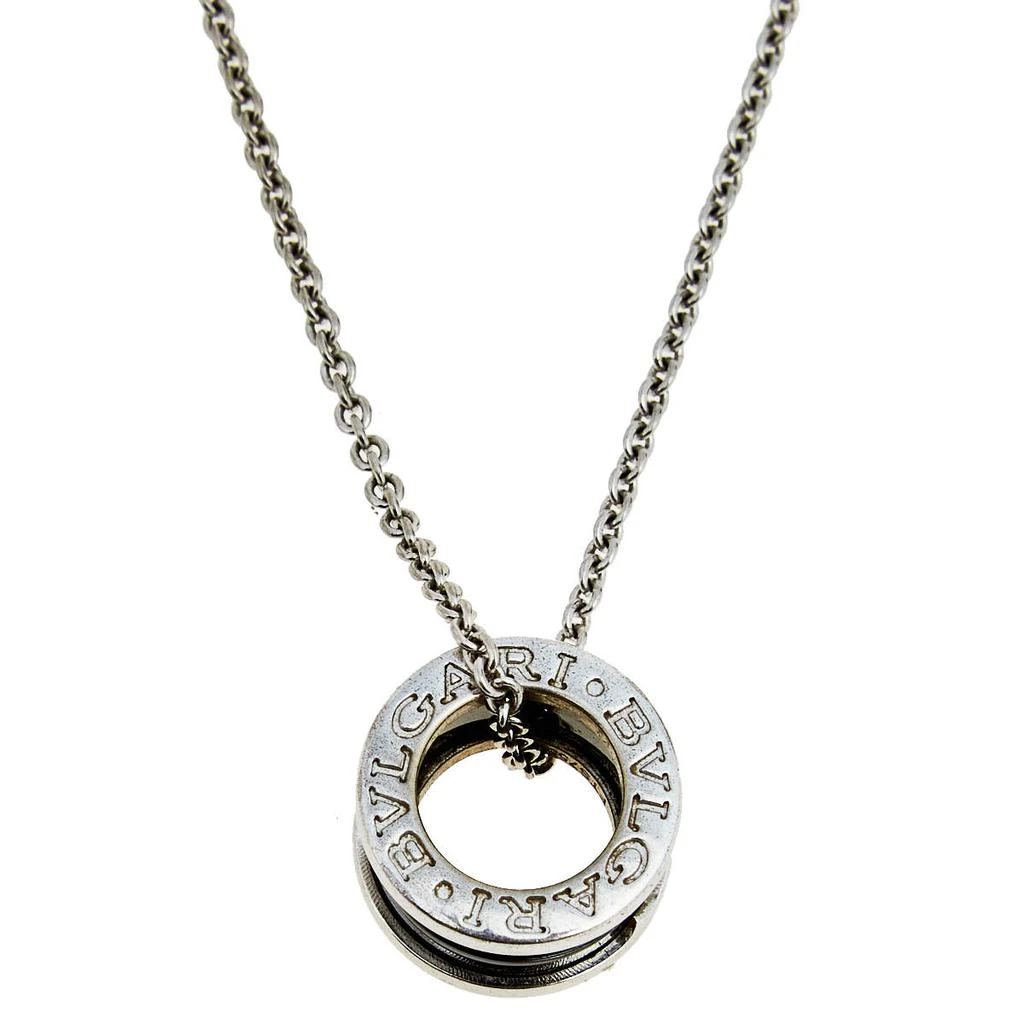 商品[二手商品] BVLGARI|Bvlgari Save The Children B.Zero1 Black Ceramic Silver Pendant Necklace,价格¥1663,第3张图片详细描述