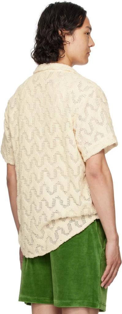 商品OAS|灰白色 Atlas Cuba Crochet 衬衫,价格¥1619,第3张图片详细描述