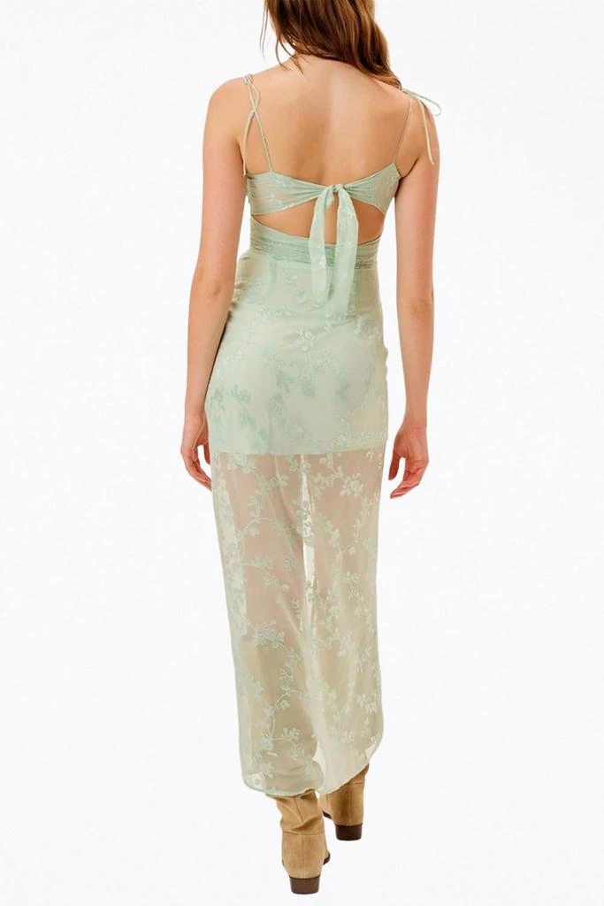 商品For Love & Lemons|Breanne Maxi Dress In Green,价格¥1327,第3张图片详细描述