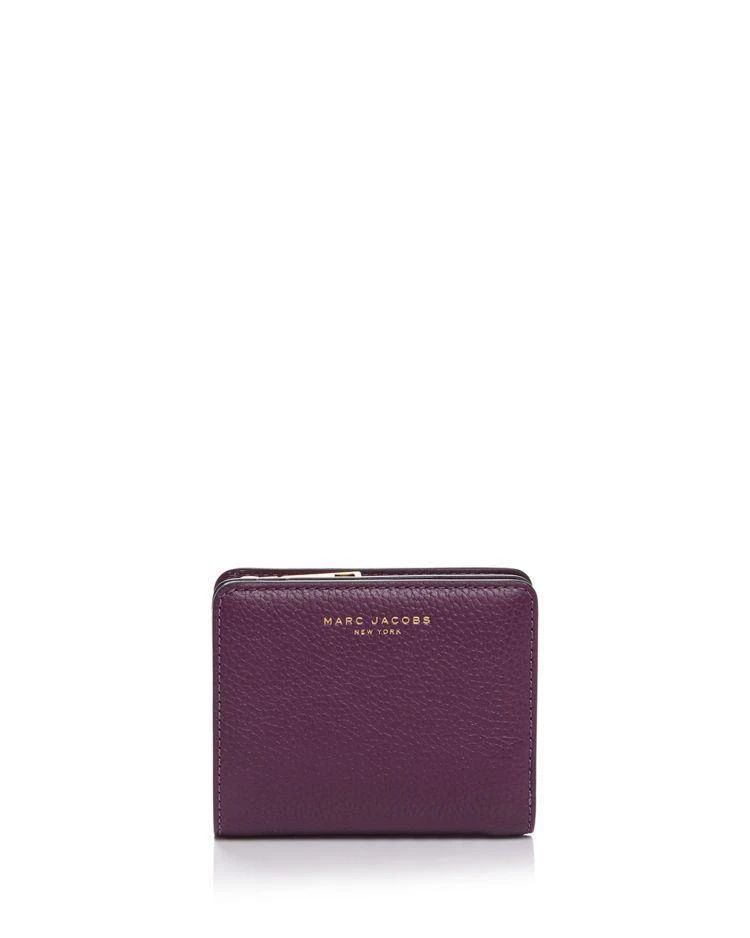 商品Marc Jacobs|Gotham Compact Mini Leather Wallet,价格¥1084,第1张图片