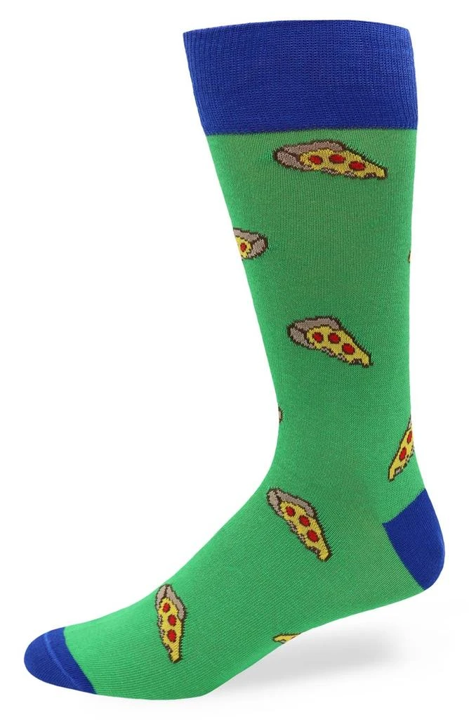 商品Lorenzo Uomo|Pizza Print Crew Socks,价格¥29,第1张图片