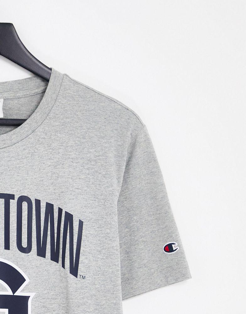 Champion Georgetown collegiate t-shirt in grey商品第2张图片规格展示