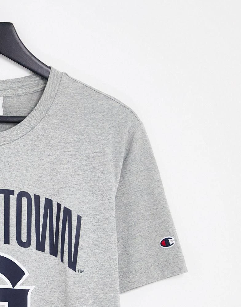 商品CHAMPION|Champion Georgetown collegiate t-shirt in grey,价格¥184,第2张图片详细描述