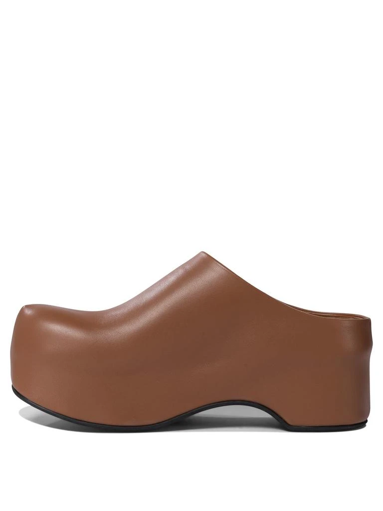 商品Marni|Chunky Clog Sabot Loafers & Slippers Brown,价格¥4193,第3张图片详细描述