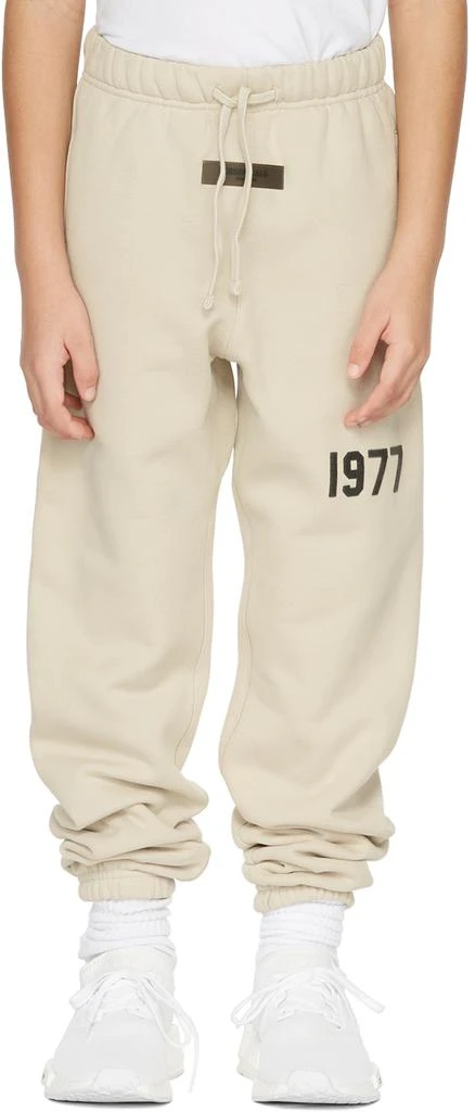 商品Essentials|Kids Beige '1977' Lounge Pants,价格¥474,第2张图片详细描述