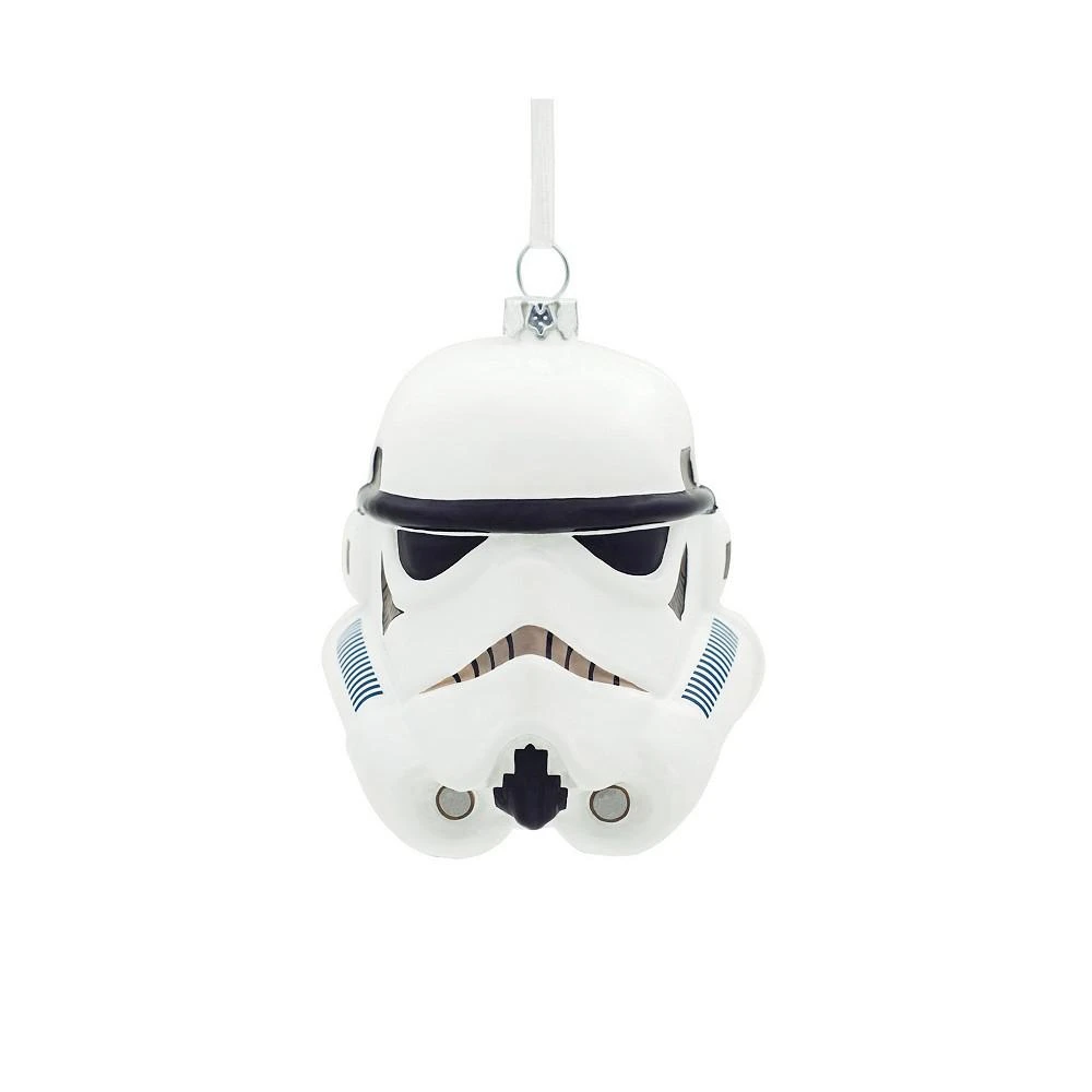 商品Hallmark|Christmas Ornament Star Wars Stormtrooper Helmet Blown Glass,价格¥52,第1张图片