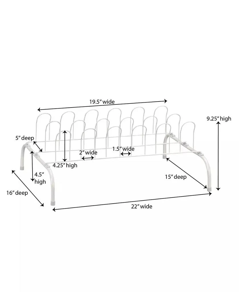 商品Household Essentials|Wire Shoe Rack,价格¥155,第2张图片详细描述