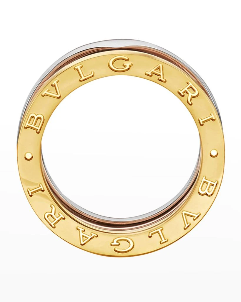 商品BVLGARI|B.Zero1 Tricolor Gold 3-Band Ring, Size 54,价格¥22130,第4张图片详细描述