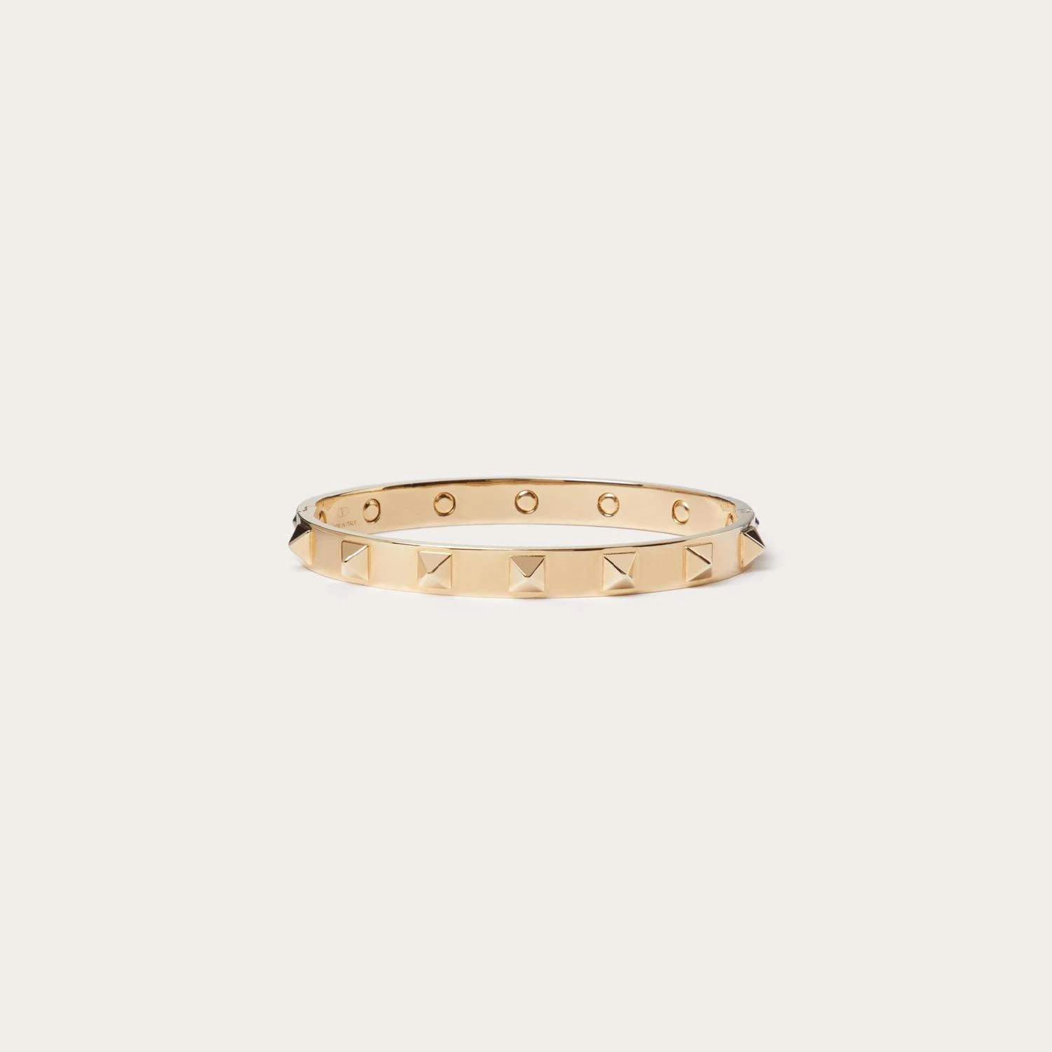 【预售】 华伦天奴 25春夏 男士 手链 BRACELET RIGIDE ROCKSTUD EN MÉTAL 4Y2J0P56MET_CS4  商品
