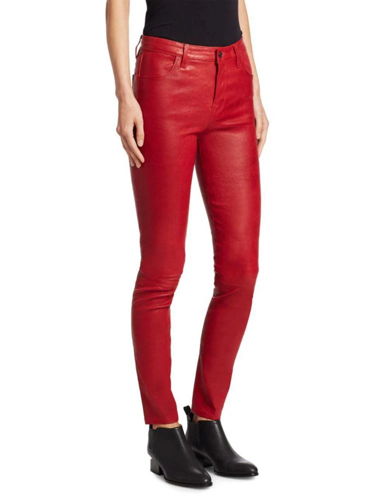 商品J Brand|Maria High-Rise Leather Pants,价格¥3703,第3张图片详细描述