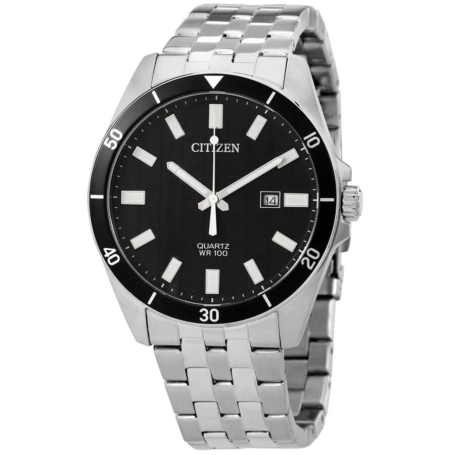 商品Citizen|西铁城石英黑色表盘不锈钢男士手表 BI5050-54E ,价格¥797,第1张图片