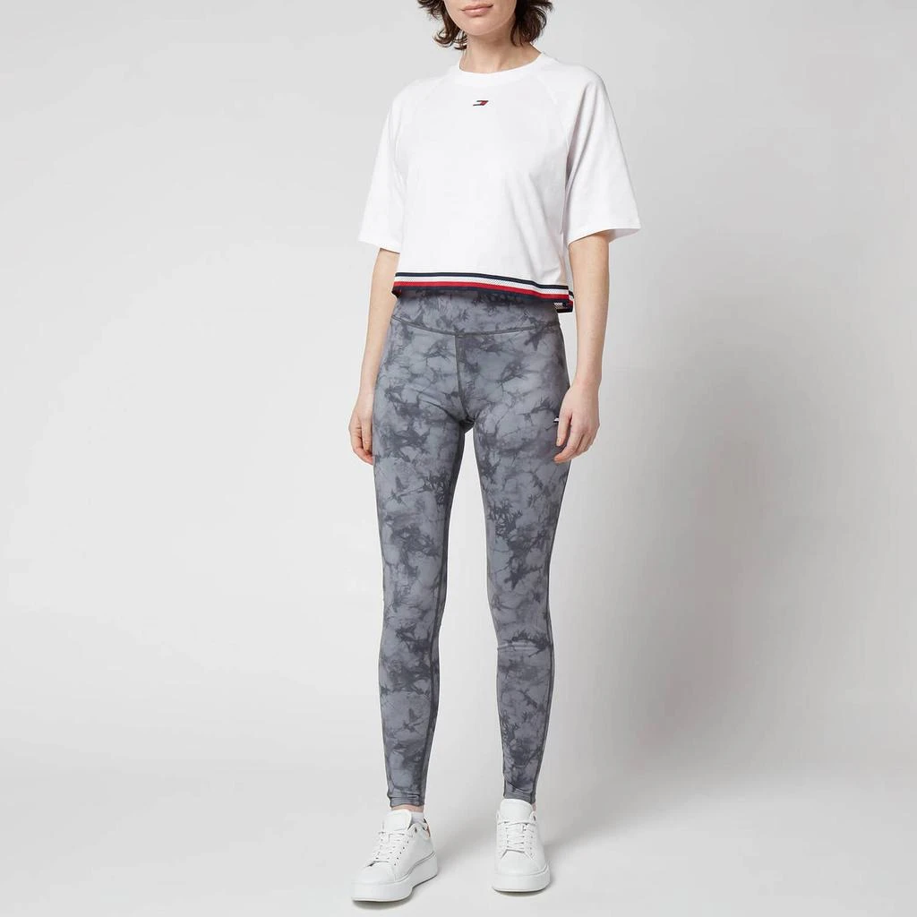 商品Tommy Hilfiger|Tommy Sport Women's Relaxed Crew Neck T-Shirt - Th Optic White,价格¥154,第3张图片详细描述