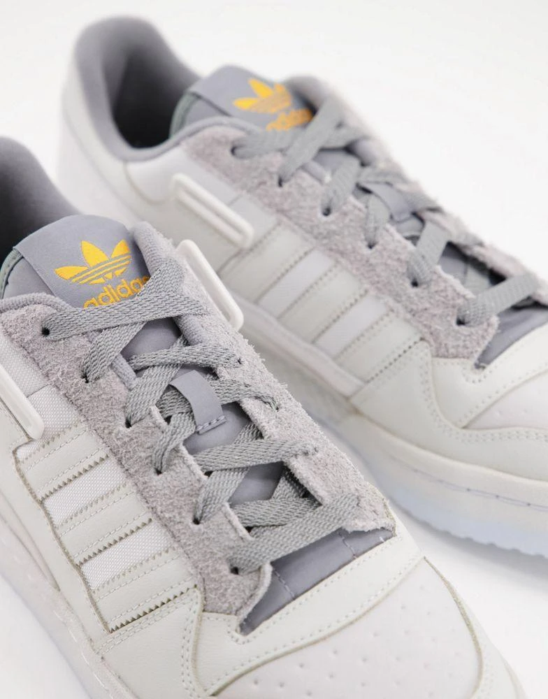 商品Adidas|adidas Originals Forum low trainers in grey and off white,价格¥755,第2张图片详细描述