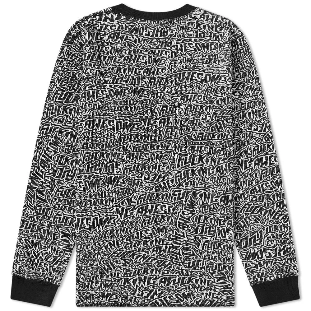 商品Fucking Awesome|Fucking Awesome Long Sleeve Sticker Stamp Thermal Tee,价格¥322,第2张图片详细描述