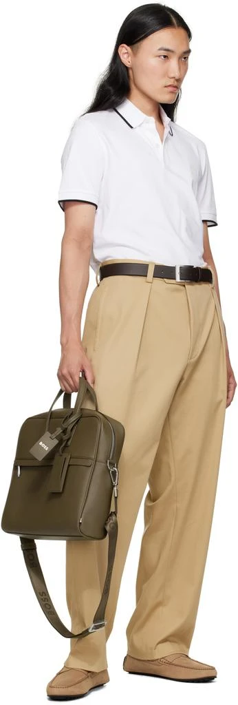 商品Hugo Boss|Green Logo Detail Document Briefcase,价格¥2520,第4张图片详细描述