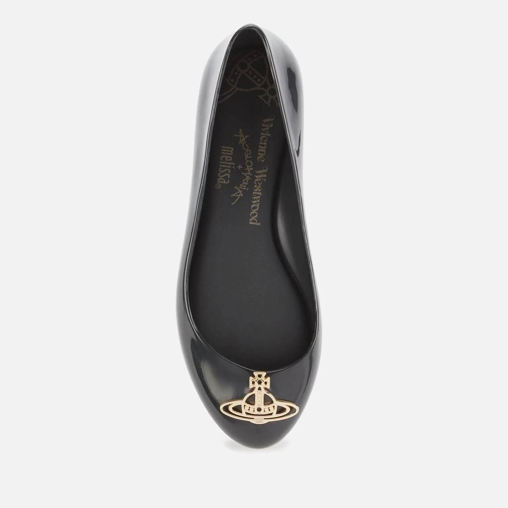 商品Vivienne Westwood|Vivienne Westwood for Melissa Women's Space Love 22 Ballet Flats - Black Cut Out Gold Orb,价格¥1002,第3张图片详细描述