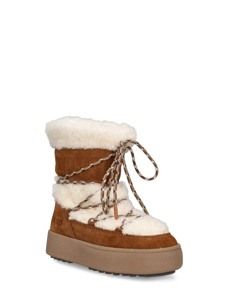 商品Moon Boot|Shearling & Suede Ankle Snow Boots,价格¥689,第2张图片详细描述