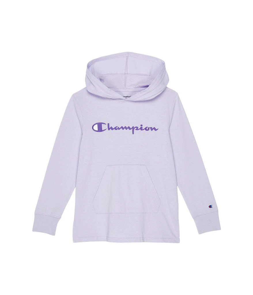 商品CHAMPION|Classic Script Hooded Jersey Tee (Big Kids),价格¥142,第1张图片