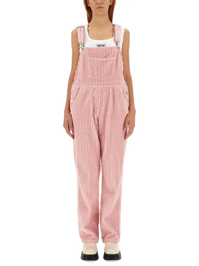 商品MOSCHINO JEANS|MOSCHINO JEANS VELVET DUNGAREES,价格¥3517,第3张图片详细描述