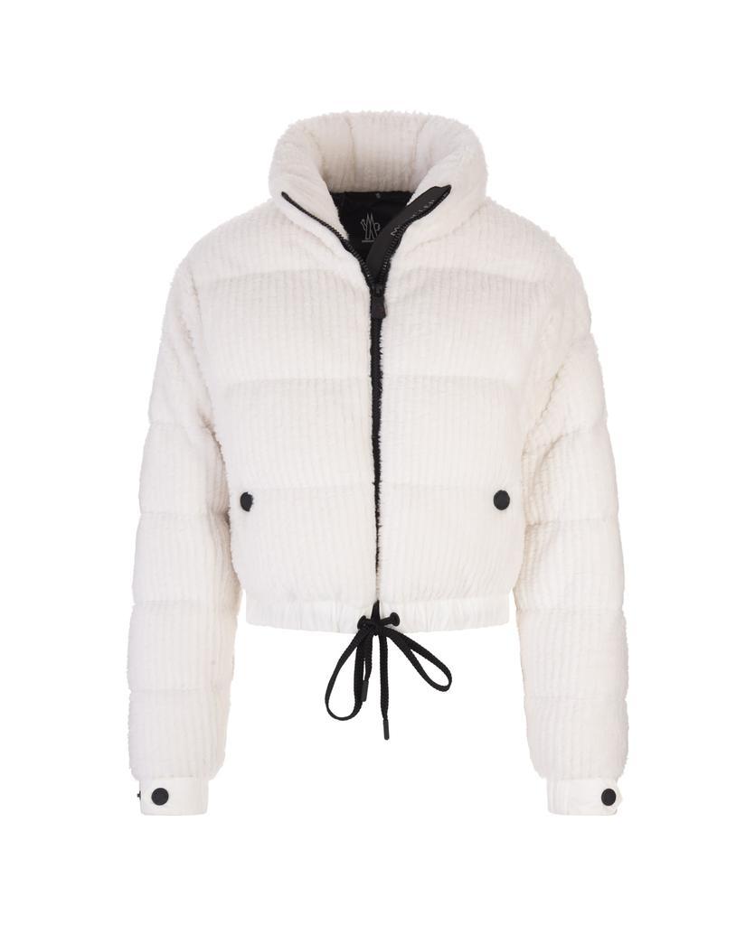 商品Moncler|Woman White Ayse Shorts Down Jacket,价格¥6588,第1张图片