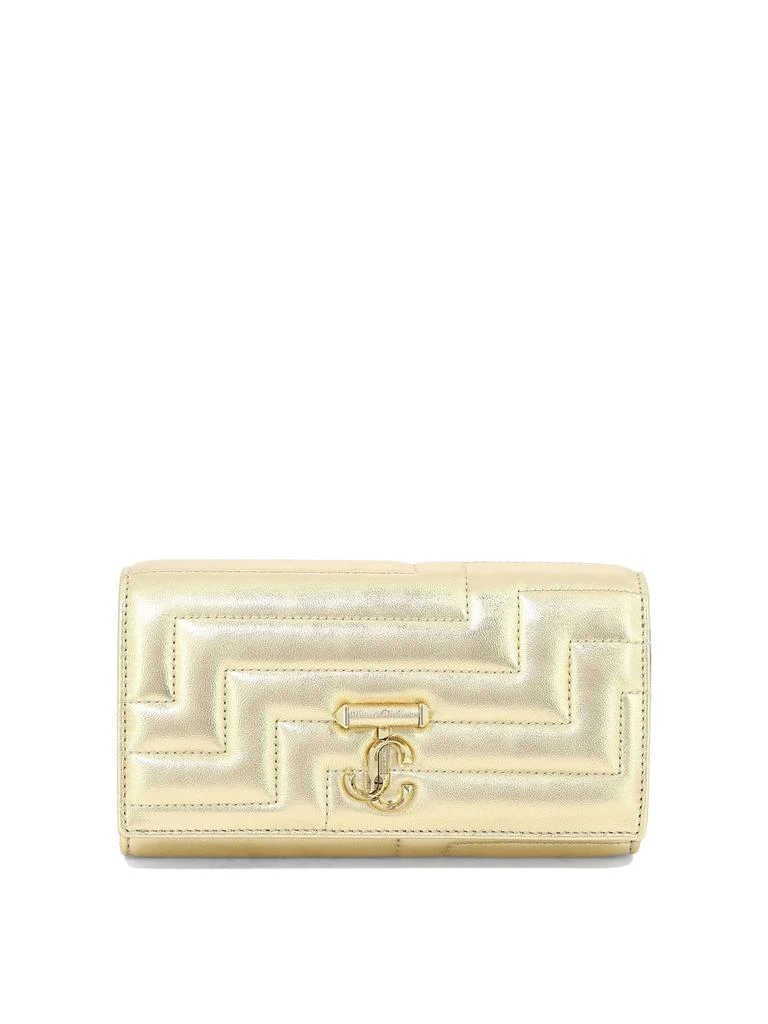 商品Jimmy Choo|Avenue Wallets & Card Holders Gold,价格¥4750,第1张图片