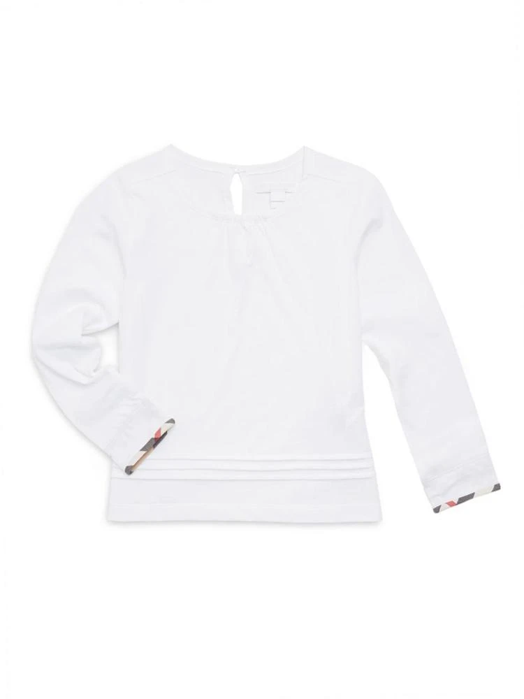 商品Burberry|Little Girl's & Girl's Gisselle Cotton Top,价格¥468,第1张图片
