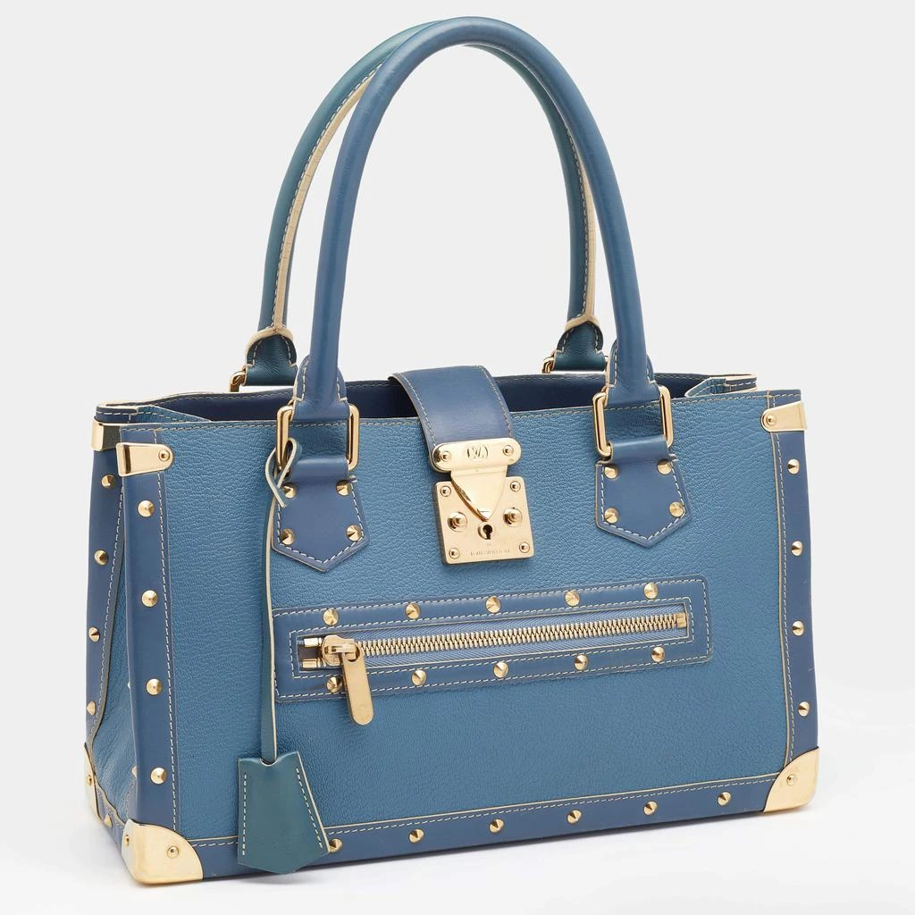 商品[二手商品] Louis Vuitton|Louis Vuitton Blue Leather Suhali Le Fabuleux Bag,价格¥5035,第3张图片详细描述