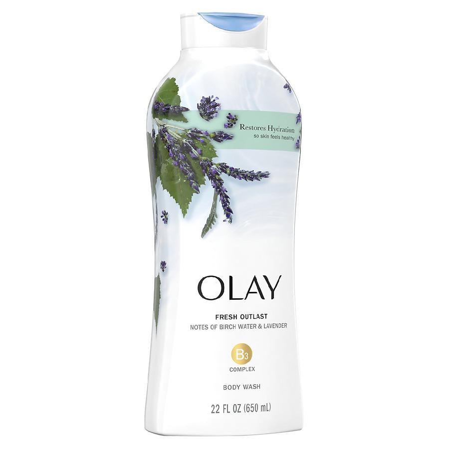 商品Olay|Fresh Outlast Body Wash Purifying Birch Water & Lavender,价格¥52,第4张图片详细描述