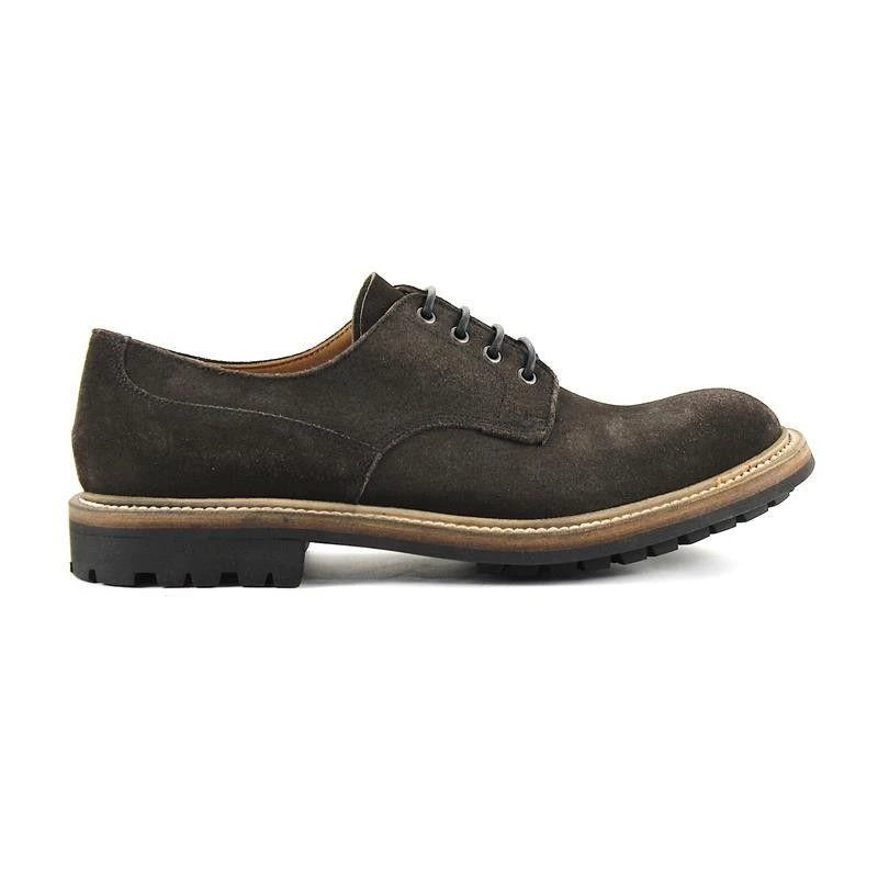 商品Church's|Church's women's brown suede lace up shoes,价格¥3749,第1张图片