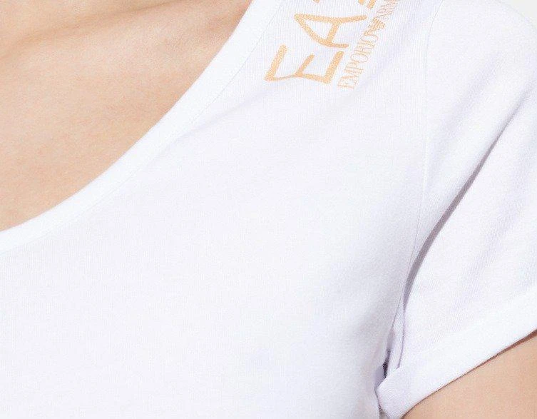 商品Emporio Armani|Ea7 Emporio Armani Logo-Printed V-Neck T-Shirt,价格¥115,第5张图片详细描述
