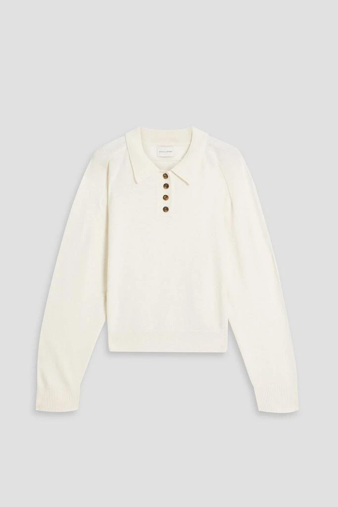商品Loulou Studio|Forana cashmere polo sweater,价格¥893,第1张图片