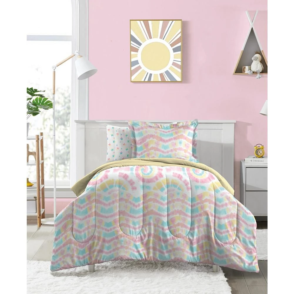 商品Macy's|Dream Factory Tie Dye Rainbow Full Comforter Set,价格¥345,第3张图片详细描述