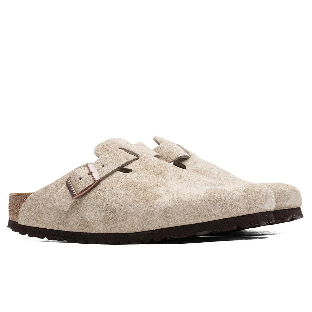 商品Birkenstock|Wide Boston Soft Footbed - Taupe,价格¥1207,第2张图片详细描述