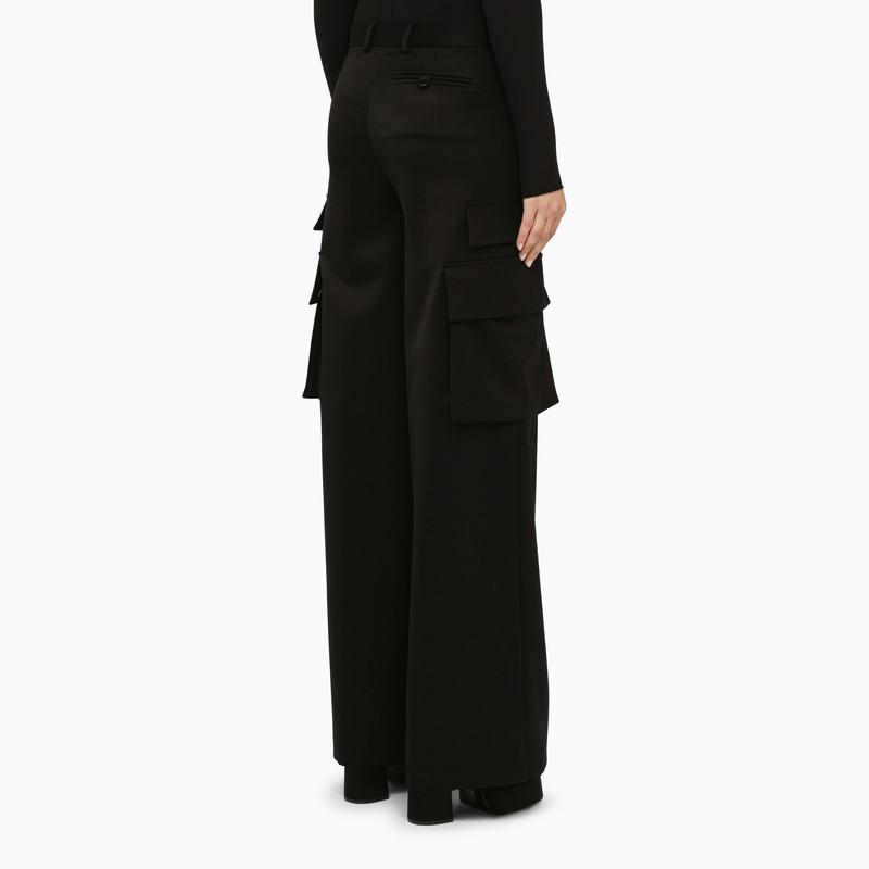 商品Versace|Black wool multi-pocket cargo,价格¥10379,第6张图片详细描述
